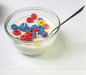 Fruity Loop Cereal Bowl Candle