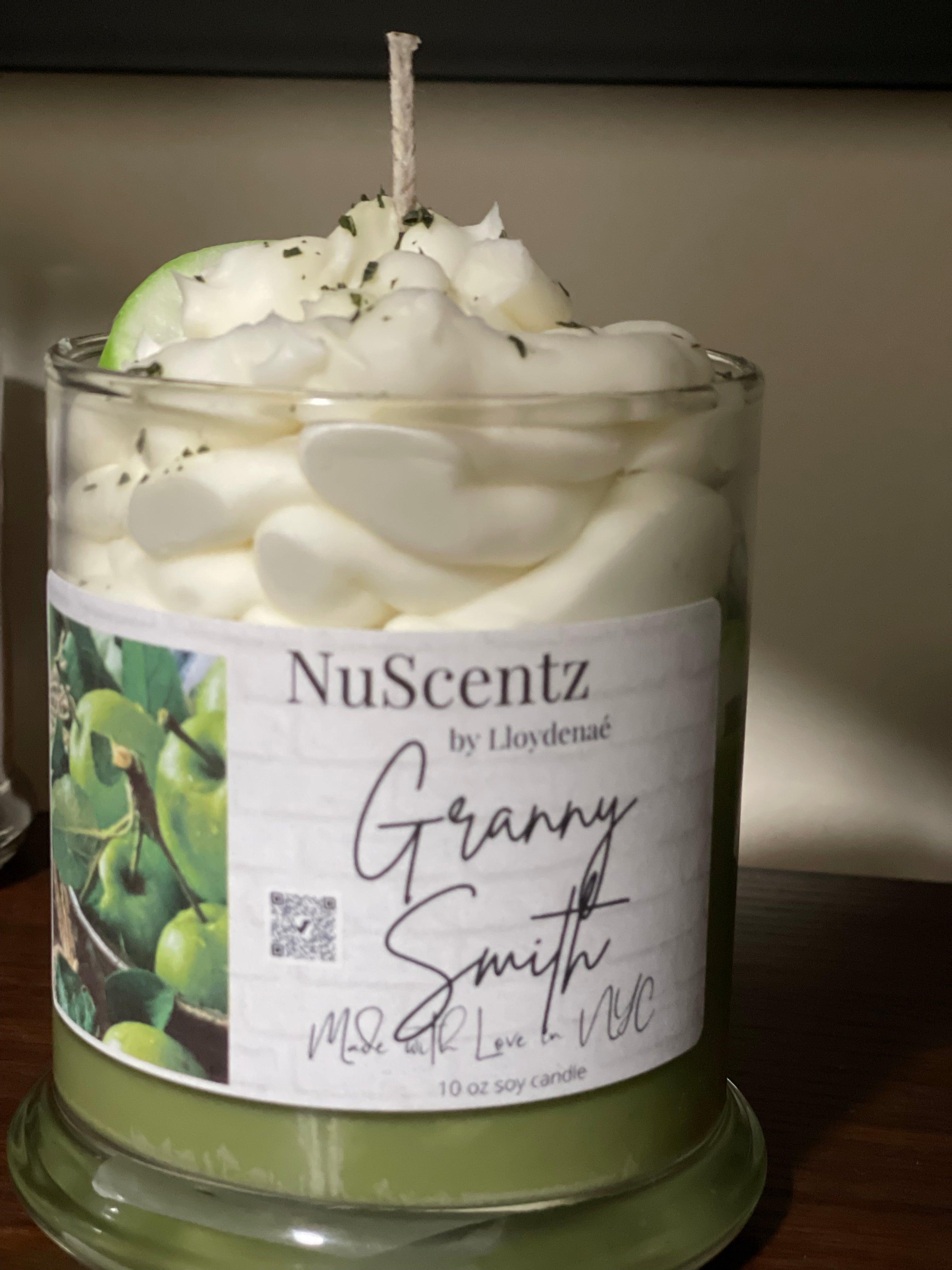 Granny Smith Apple Dessert Candle